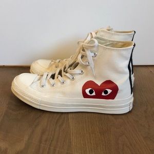 Comme Des Garçons X converse high top sneaker